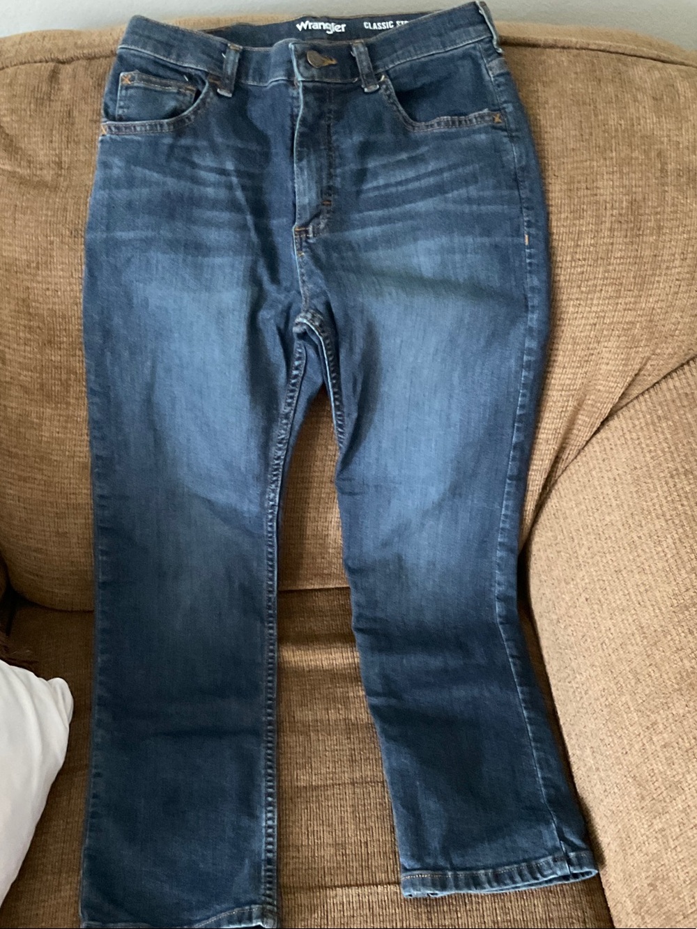 Wrangler Dark Indigo Straight Leg Jeans